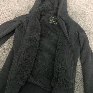 Kirra Pac sun s fleece lined hoodie gray